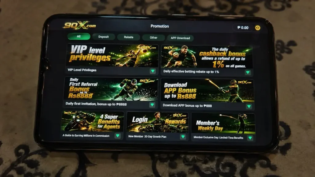 90X Game promo and bonus